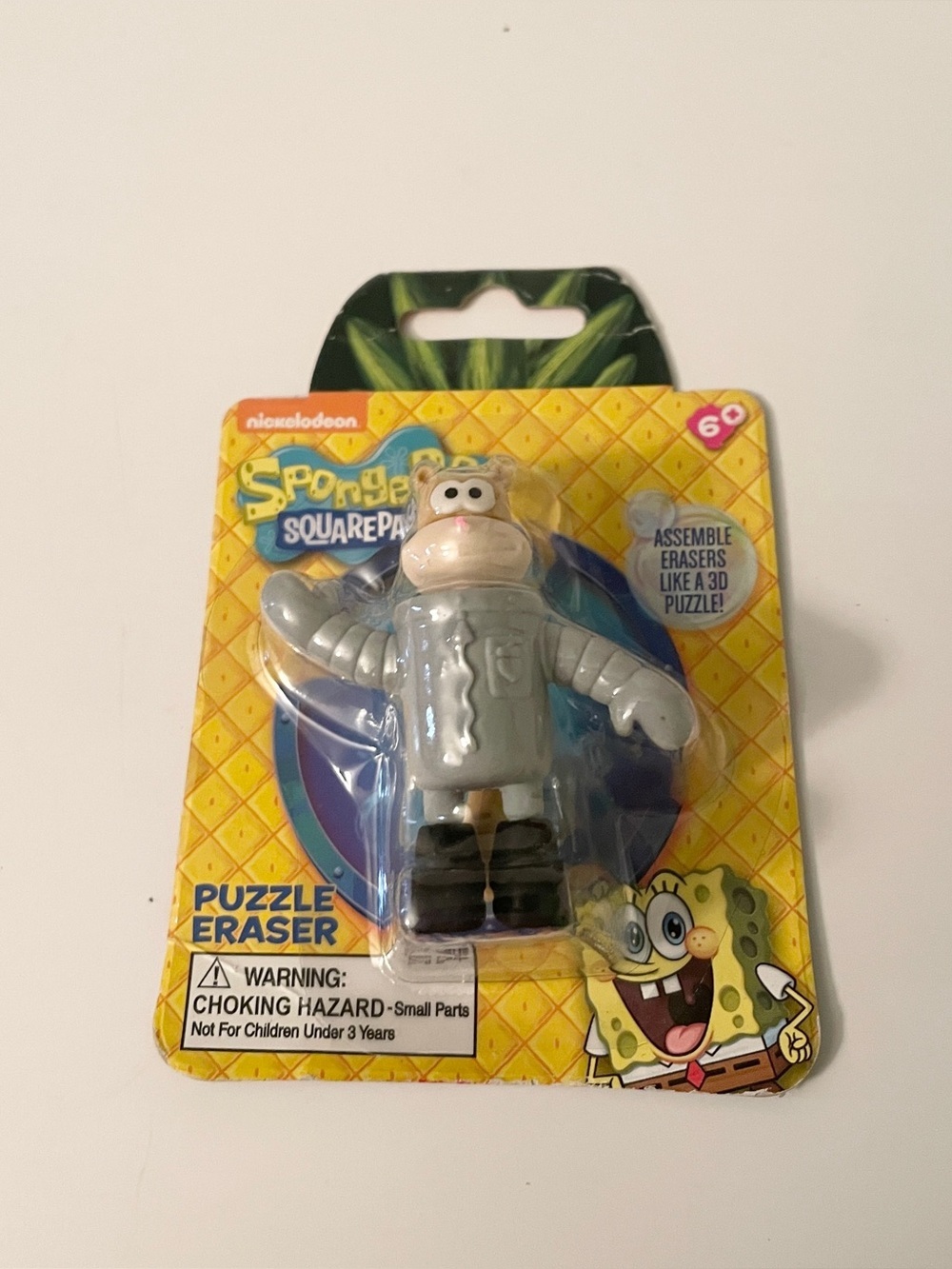 Nickelodeon SpongeBob SquarePants Sandy Cheeks 3D Puzzle Eraser